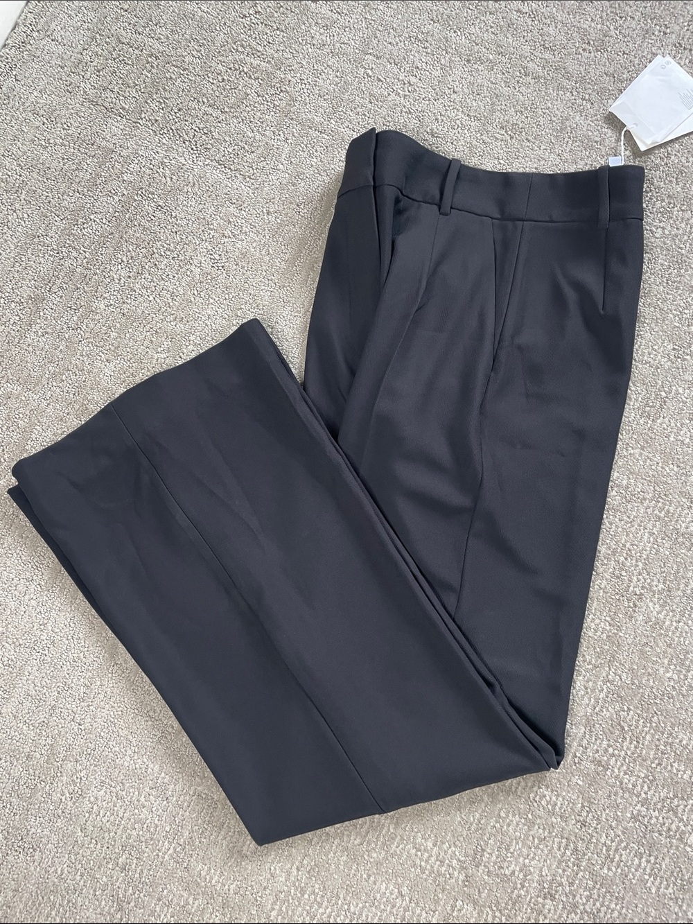 & Other Stories Black Tailored Trousers